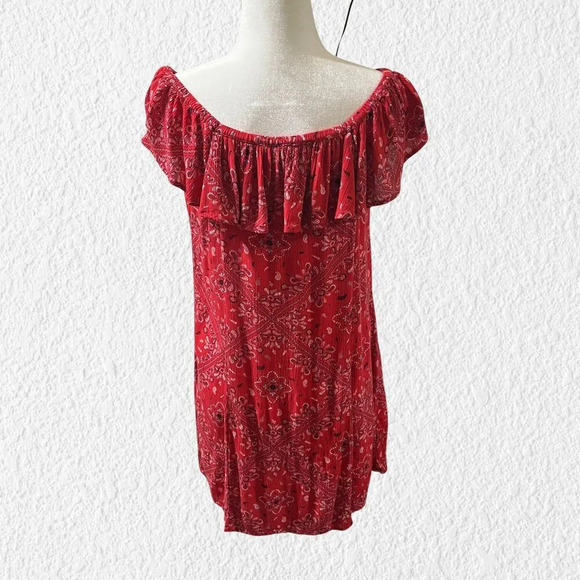 MUDD Bandana Print Red Dress Size XS - Picture 13 of 13